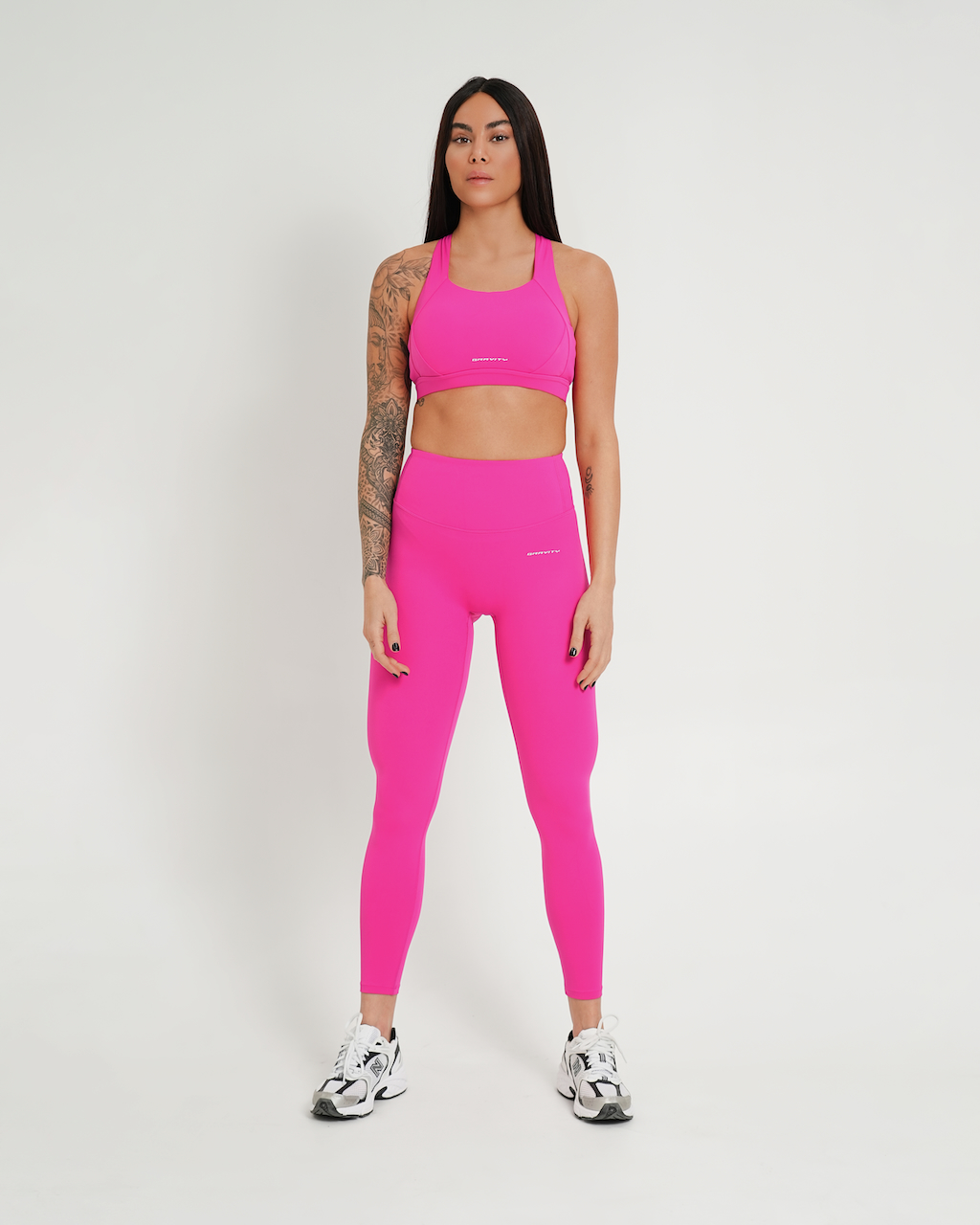 Gravity Pro sculpt v hipline high waist leggings in magenta pink